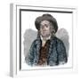 Portrait of Jeremy Bentham (1748-1832), English philosopher, economist, and theoretical jurist-French School-Framed Giclee Print