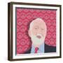 Portrait of Jeremy Corbyn-Claire Huntley-Framed Giclee Print