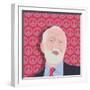 Portrait of Jeremy Corbyn-Claire Huntley-Framed Giclee Print