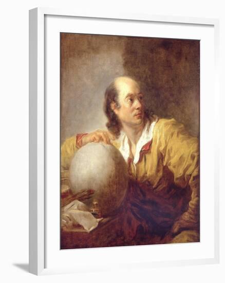 Portrait of Jérôme Lalande (1732-180)-Jean-Honoré Fragonard-Framed Giclee Print