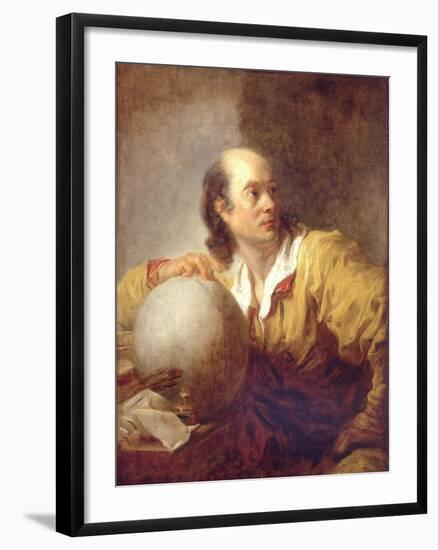 Portrait of Jérôme Lalande (1732-180)-Jean-Honoré Fragonard-Framed Giclee Print