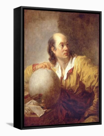 Portrait of Jérôme Lalande (1732-180)-Jean-Honoré Fragonard-Framed Stretched Canvas