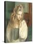 Portrait of Jessie Margery Dunthorne-Paul Cesar Helleu-Stretched Canvas