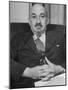 Portrait of Jewish Rabbi, Religious Leader, and Future President of Israel Dr. Chaim Weizmann-Bernard Hoffman-Mounted Photographic Print