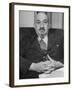 Portrait of Jewish Rabbi, Religious Leader, and Future President of Israel Dr. Chaim Weizmann-Bernard Hoffman-Framed Photographic Print