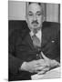 Portrait of Jewish Rabbi, Religious Leader, and Future President of Israel Dr. Chaim Weizmann-Bernard Hoffman-Mounted Photographic Print