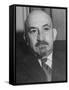 Portrait of Jewish Rabbi, Religious Leader, and Future President of Israel Dr. Chaim Weizmann-null-Framed Stretched Canvas