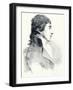 'Portrait of JMW Turner', c1827 (1904)-Charles Turner-Framed Giclee Print