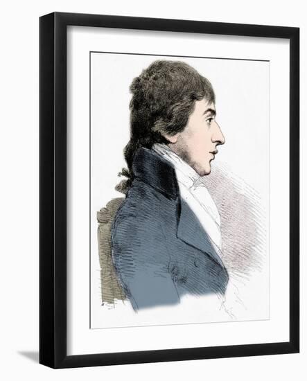 'Portrait of JMW Turner', c1827 (1904)-Charles Turner-Framed Giclee Print