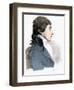 'Portrait of JMW Turner', c1827 (1904)-Charles Turner-Framed Giclee Print