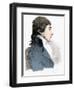 'Portrait of JMW Turner', c1827 (1904)-Charles Turner-Framed Giclee Print