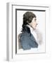 'Portrait of JMW Turner', c1827 (1904)-Charles Turner-Framed Giclee Print