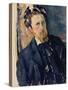 Portrait of Joachim Gasquet (1873-1921) 1896-97-Paul Cézanne-Stretched Canvas