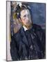 Portrait of Joachim Gasquet (1873-1921) - Paul Cezanne (1839-1906). Oil on Canvas, Ca 1896. Nationa-Paul Cezanne-Mounted Giclee Print