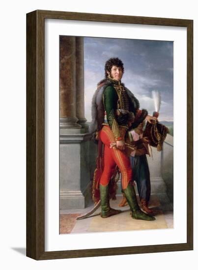 Portrait of Joachim Murat (1767-181)-François Pascal Simon Gérard-Framed Giclee Print