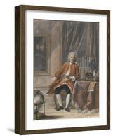 Portrait of Joan Jacob Mauricius, Governor-General of Suriname-Cornelis Troost-Framed Art Print