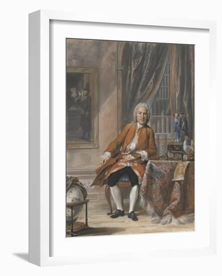 Portrait of Joan Jacob Mauricius, Governor-General of Suriname-Cornelis Troost-Framed Art Print