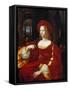 Portrait of Joan of Aragon-Raphael-Framed Stretched Canvas