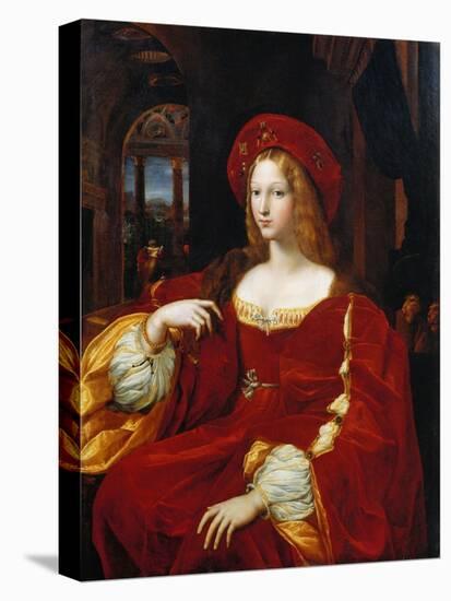 Portrait of Joan of Aragon-Raphael-Stretched Canvas
