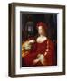 Portrait of Joan of Aragon-Raphael-Framed Premium Giclee Print