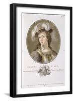 Portrait of Joan of Arc-Antoine Louis Francois Sergent-marceau-Framed Giclee Print