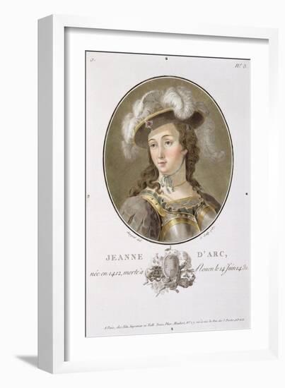 Portrait of Joan of Arc-Antoine Louis Francois Sergent-marceau-Framed Giclee Print