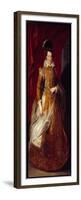 Portrait of Joan of Austria (1547-1578) Grand Duchess of Tuscany, Mother of Mary of Medicis. Painti-Peter Paul Rubens-Framed Premium Giclee Print