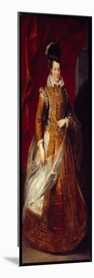 Portrait of Joan of Austria (1547-1578) Grand Duchess of Tuscany, Mother of Mary of Medicis. Painti-Peter Paul Rubens-Mounted Premium Giclee Print