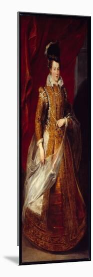 Portrait of Joan of Austria (1547-1578) Grand Duchess of Tuscany, Mother of Mary of Medicis. Painti-Peter Paul Rubens-Mounted Giclee Print