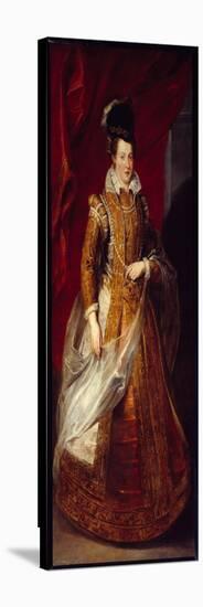 Portrait of Joan of Austria (1547-1578) Grand Duchess of Tuscany, Mother of Mary of Medicis. Painti-Peter Paul Rubens-Stretched Canvas