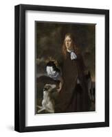 Portrait of Joan Reynst, Lord of Drakenstein and Vuursche, Captain of the Citizenry-Karel Dujardin-Framed Art Print