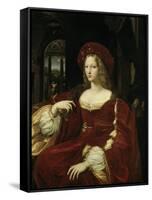 Portrait of Joanna of Aragon, c.1518-Raphael-Framed Stretched Canvas