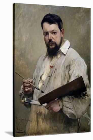 Portrait of Joaquin Sorolla, 1901-Jose Jimenez aranda-Stretched Canvas