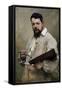 Portrait of Joaquin Sorolla, 1901-Jose Jimenez aranda-Framed Stretched Canvas