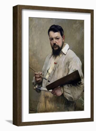 Portrait of Joaquin Sorolla, 1901-Jose Jimenez aranda-Framed Giclee Print