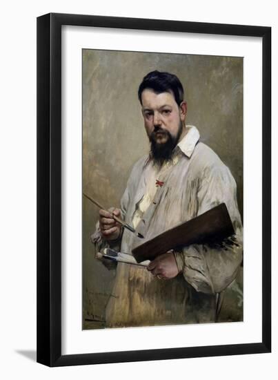 Portrait of Joaquin Sorolla, 1901-Jose Jimenez aranda-Framed Giclee Print