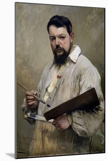 Portrait of Joaquin Sorolla, 1901-Jose Jimenez aranda-Mounted Giclee Print