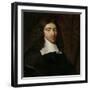 Portrait of Johan De Witt, Grand Pensionary of Holland-Caspar Netscher-Framed Art Print