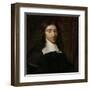 Portrait of Johan De Witt, Grand Pensionary of Holland-Caspar Netscher-Framed Art Print