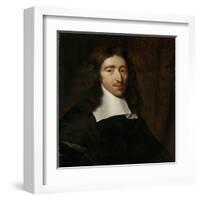 Portrait of Johan De Witt, Grand Pensionary of Holland-Caspar Netscher-Framed Art Print