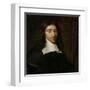 Portrait of Johan De Witt, Grand Pensionary of Holland-Caspar Netscher-Framed Art Print