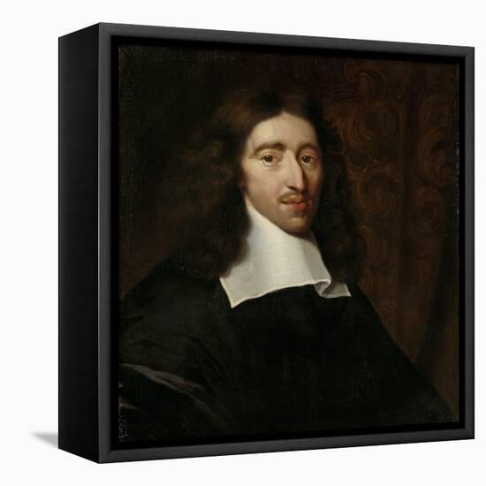 Portrait of Johan De Witt, Grand Pensionary of Holland-Caspar Netscher-Framed Stretched Canvas