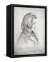 Portrait of Johanes Brahms Aged Twenty, 1853-Joseph Bonaventure Laurens-Framed Stretched Canvas