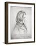 Portrait of Johanes Brahms Aged Twenty, 1853-Joseph Bonaventure Laurens-Framed Giclee Print