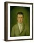 Portrait of Johann Friedrich Nikolaus Oldach (1773-1849) 1824-Julius Oldach-Framed Giclee Print