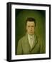 Portrait of Johann Friedrich Nikolaus Oldach (1773-1849) 1824-Julius Oldach-Framed Giclee Print