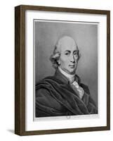 Portrait of Johann Gottfried Herder-Faustino Anderloni-Framed Giclee Print