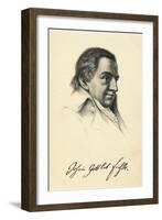 Portrait of Johann Gottlieb Fichte-null-Framed Giclee Print