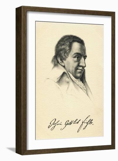 Portrait of Johann Gottlieb Fichte-null-Framed Giclee Print