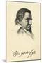 Portrait of Johann Gottlieb Fichte-null-Mounted Giclee Print